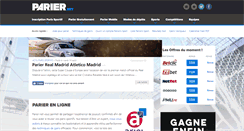 Desktop Screenshot of parier.net